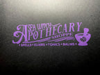 Ursula Themed Vinyl Decal - Sea Witch Apothecary - Little Mermaid Inspired car sticker, bumper stickers