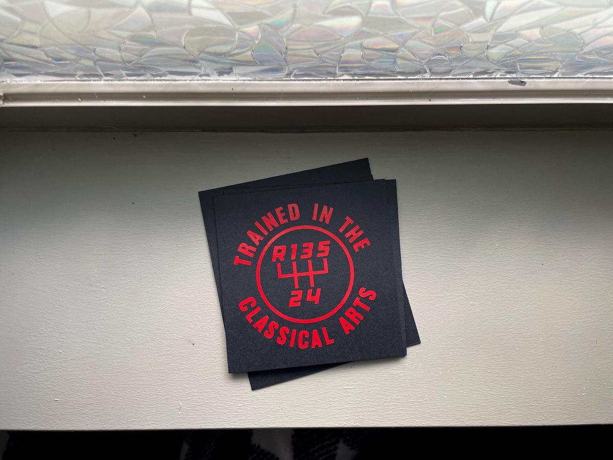 12 Patterns Manual Transmission Vinyl Decal: Mechanic Humor Car Sticker Save The Manuals 5UR-RUL