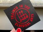 Autocollant en vinyle à transmission manuelle 12 motifs : Humour de mécanicien, autocollant de voiture, sauvez les manuels 6RDR