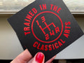 12 Patterns Manual Transmission Vinyl Decal: Mechanic Humor Car Sticker Save The Manuals 4RDR