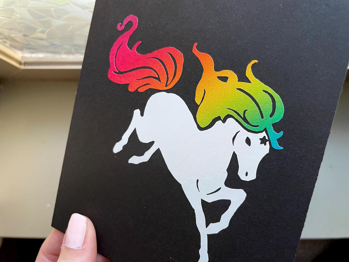 Rainbow Brite Starlite Vinyl Decal: The most magnificent horse in the universe