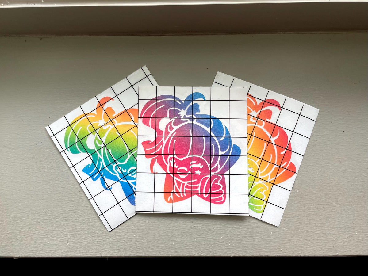 Rainbow Brite Vinyl Sticker: Glitter Car Decal - Rainbow Land
