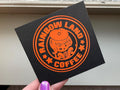 Lala Orange Vinyl Decal: Rainbow Brite Color Kids, Rainbow Land Coffee Label