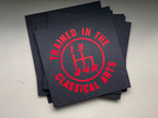 12 Patterns Manual Transmission Vinyl Decal: Mechanic Humor Car Sticker Save The Manuals 4RDR