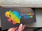 Autocollant en vinyle Rainbow Brite : Humour sarcastique de voiture FAFO
