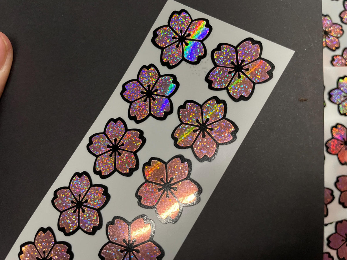 14pc Sakura Stickers for Envelopes Wedding Graduation Invitation Seals