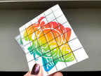 Rainbow Brite Vinyl Sticker: Glitter Car Decal - Rainbow Land