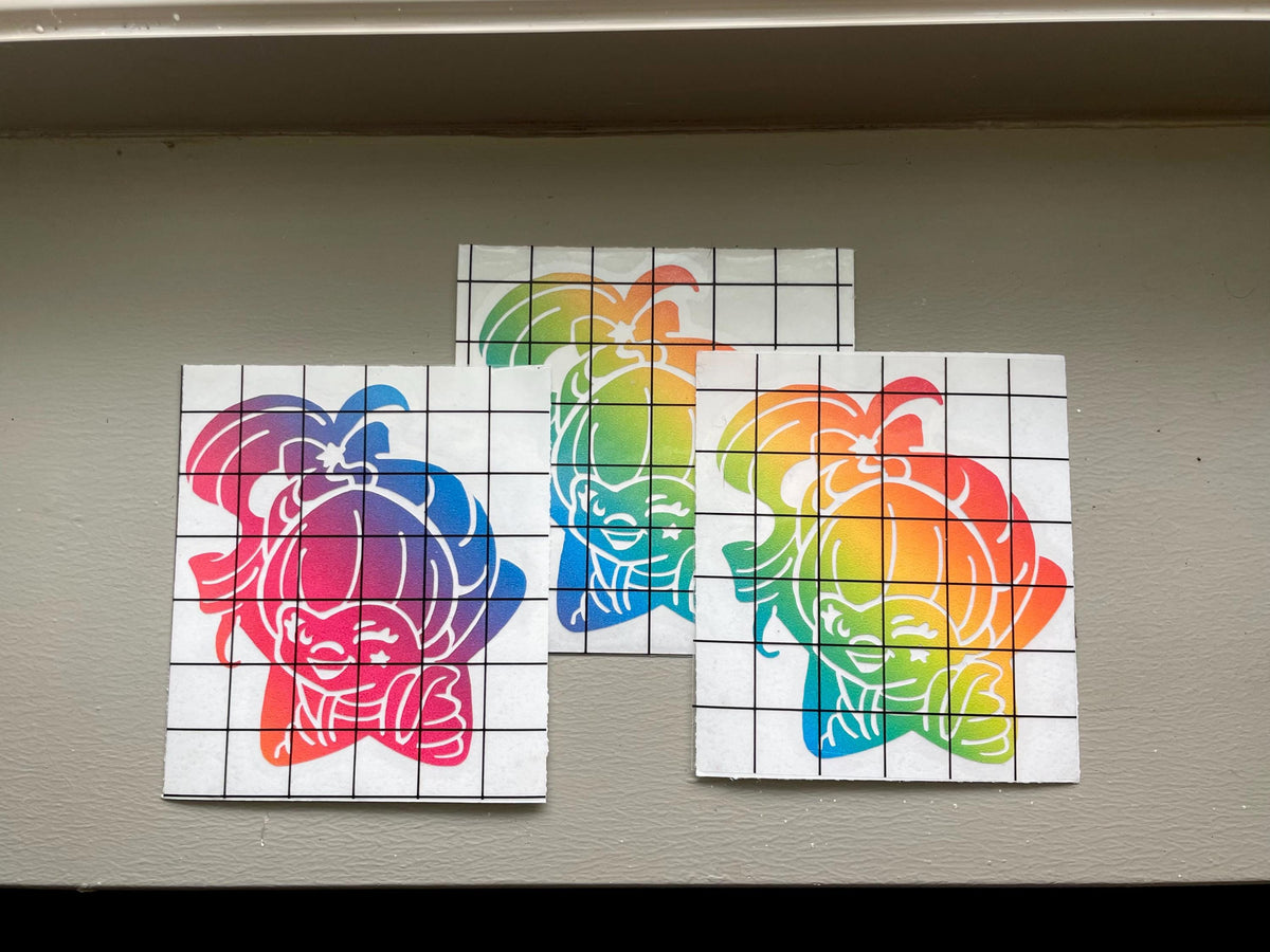 Rainbow Brite Vinyl Sticker: Glitter Car Decal - Rainbow Land