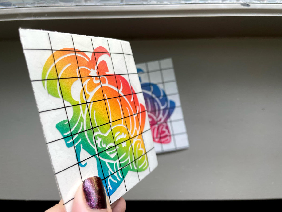 Rainbow Brite Vinyl Sticker: Glitter Car Decal - Rainbow Land