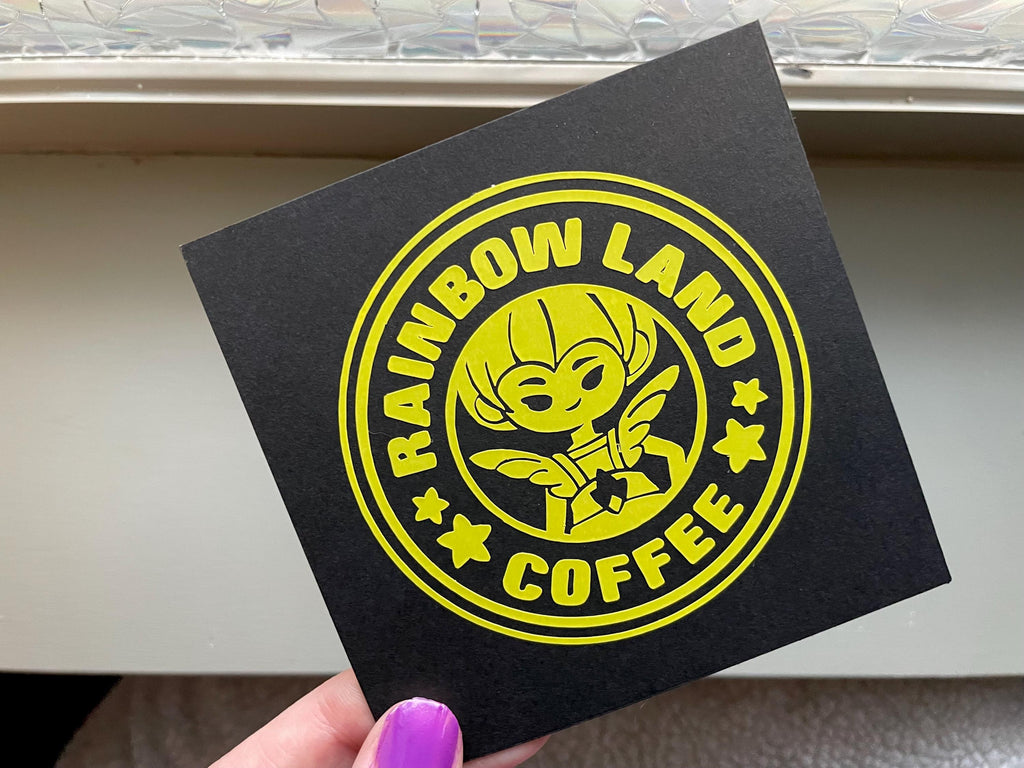 Canary Yellow Rainbow Brite Vinyl Decal - Laptop, Car, Water Bottle