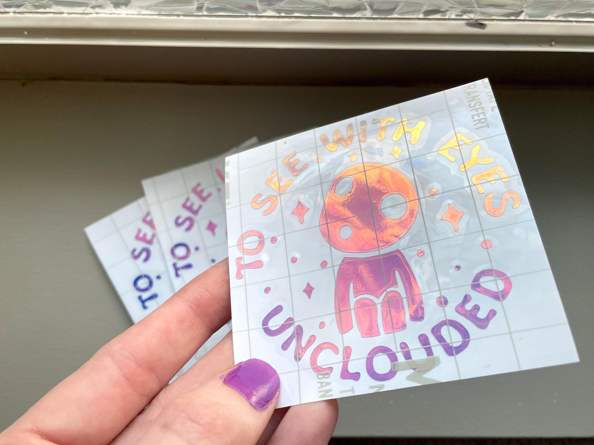 Princess Mononoke Kodama Decal: 'Eyes Unclouded' Laptop Sticker