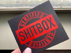 Autocollant en vinyle Certified Sh*t Box : Autocollant humoristique de mécanicien, Sauvez les manuels BMW VW Subaru Audi Ford Honda Mercedes Nissan Nismo