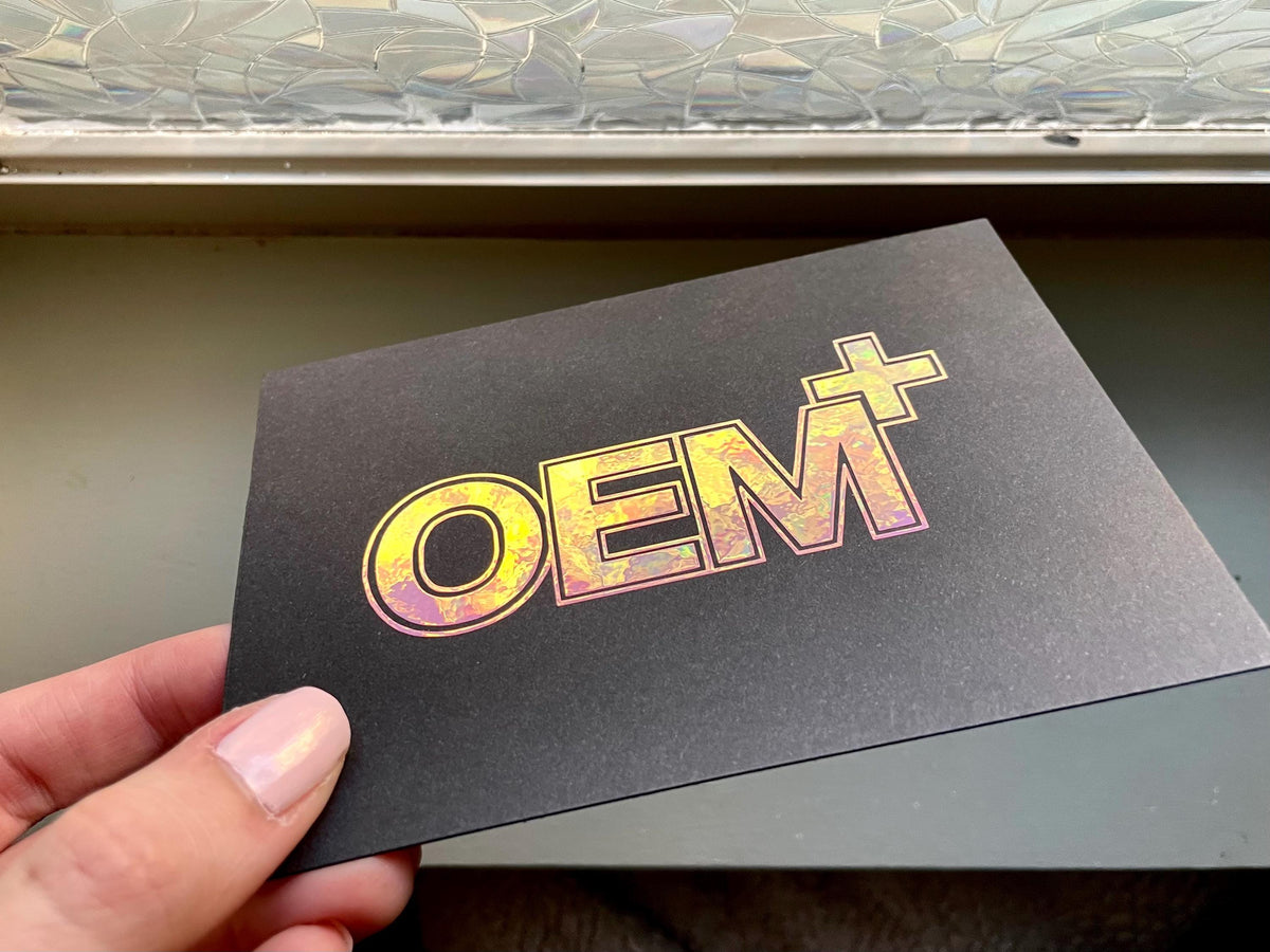 OEM+ vinyl decal sticker -  Mechanic Humor Car Enthusiast Sticker VW Audi BMW Porsche Maserati Mercedes Euro