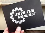 Endangered Species Vinyl Decal: Mechanic Humor Car Sticker Save The Manuals Euro Domestic VW AUDI BMW Ford Mercedes window decals