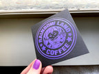 Autocollant en vinyle Indigo Rainbow Brite : Étiquette de café Rainbow Land
