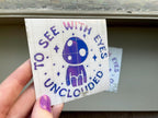 Princess Mononoke Kodama Decal: 'Eyes Unclouded' Laptop Sticker