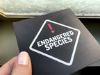 Endangered Species Vinyl Decal: Mechanic Humor Car Sticker Save The Manuals Euro VW AUDI BMW Ford Mercedes Honda Nissan window decals