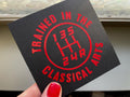 12 Patterns Manual Transmission Vinyl Decal: Mechanic Humor Car Sticker Save The Manuals 5R-DR