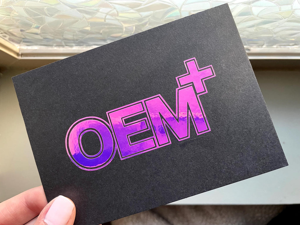 OEM+ vinyl decal sticker -  Mechanic Humor Car Enthusiast Sticker VW Audi BMW Porsche Maserati Mercedes Euro