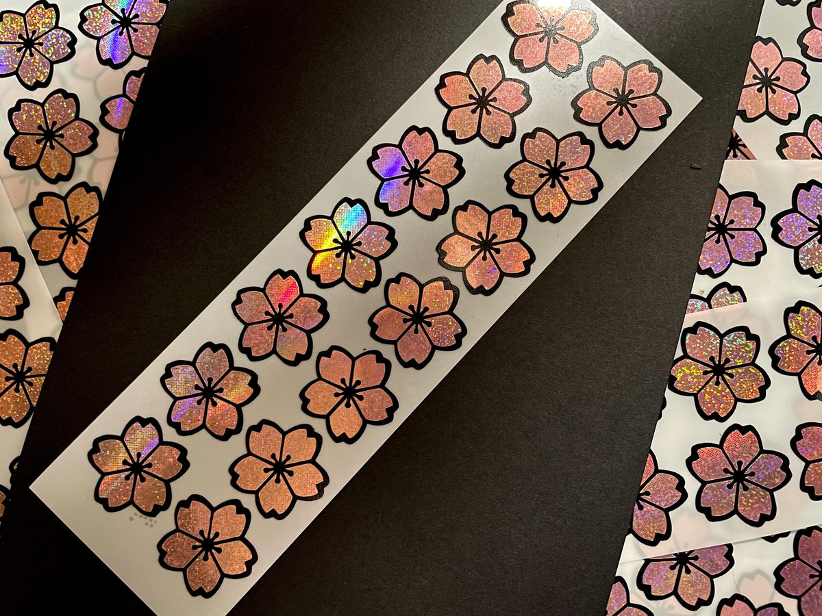 14pc Sakura Stickers for Envelopes Wedding Graduation Invitation Seals