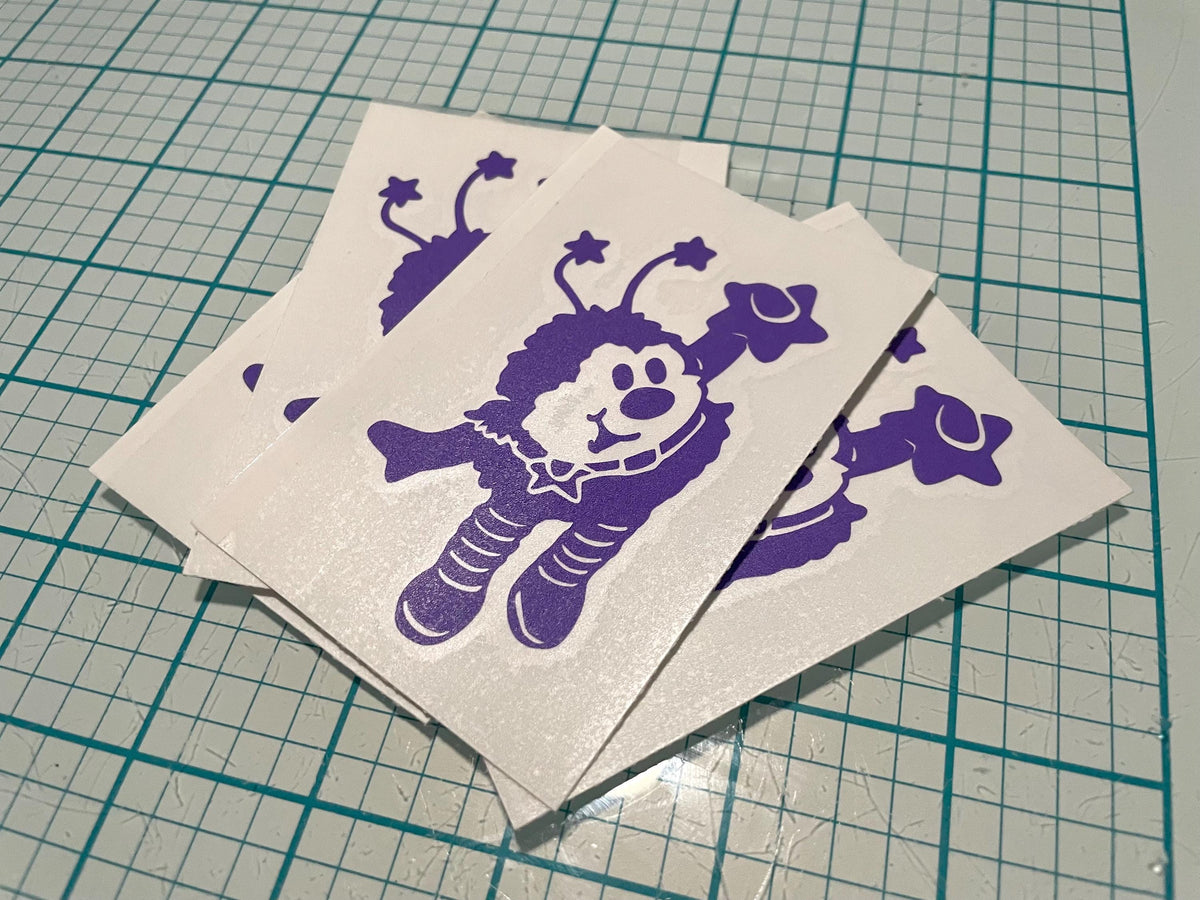 Rainbow Brite Hammy Sprite Vinyl Decal: 80s Cartoon Sticker