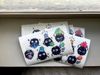 Autocollants en vinyle Soot Sprite : Autocollants pailletés de Spirited Away