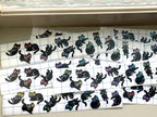 Autocollant de chat noir Cosmic Void pour ordinateur portable, carnet, planificateur, papeterie, fenêtres de voiture