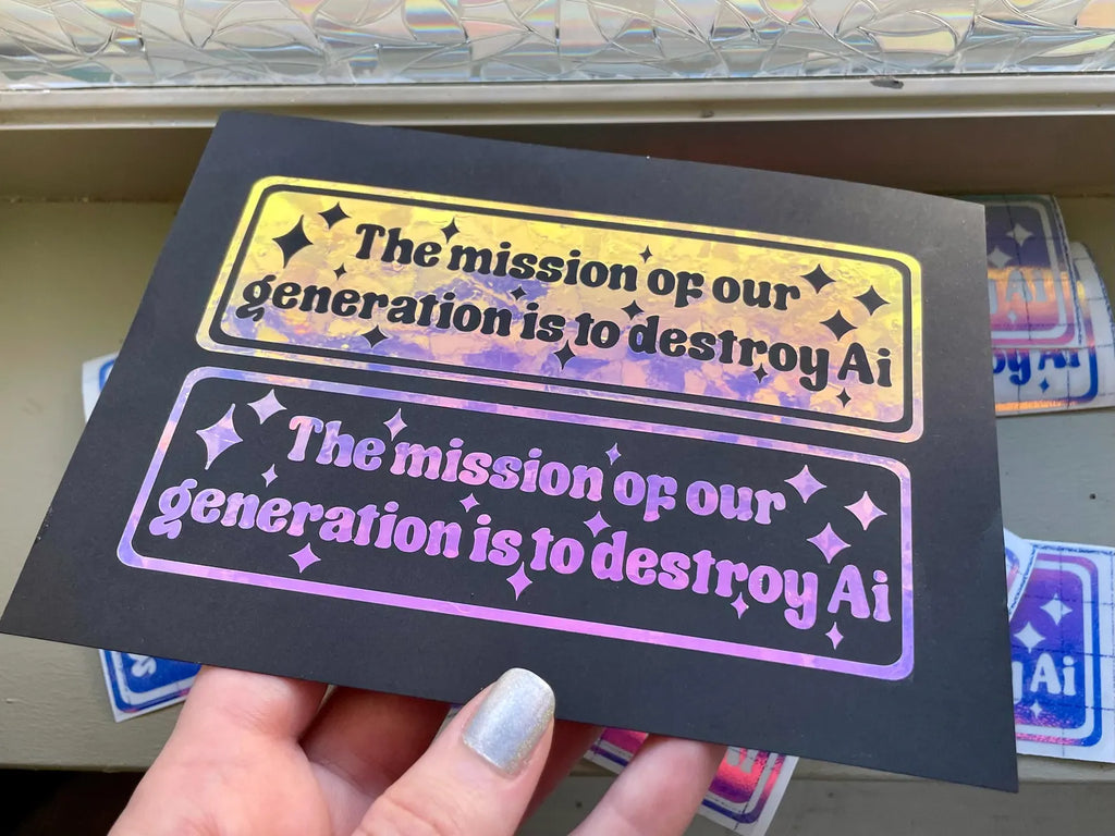 Ronny Chieng Harvard Speech Sticker – Support Real Artists Against Ai