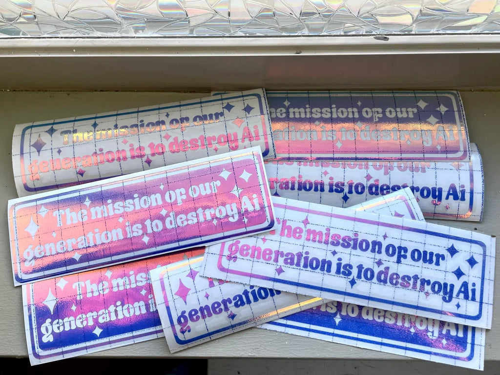 Ronny Chieng Harvard Speech Sticker – Support Real Artists Against Ai