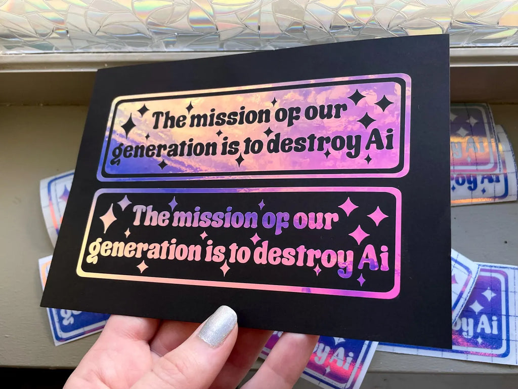 Ronny Chieng Harvard Speech Sticker – Support Real Artists Against Ai