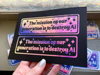 Ronny Chieng Harvard Speech Sticker – Support Real Artists Against Ai