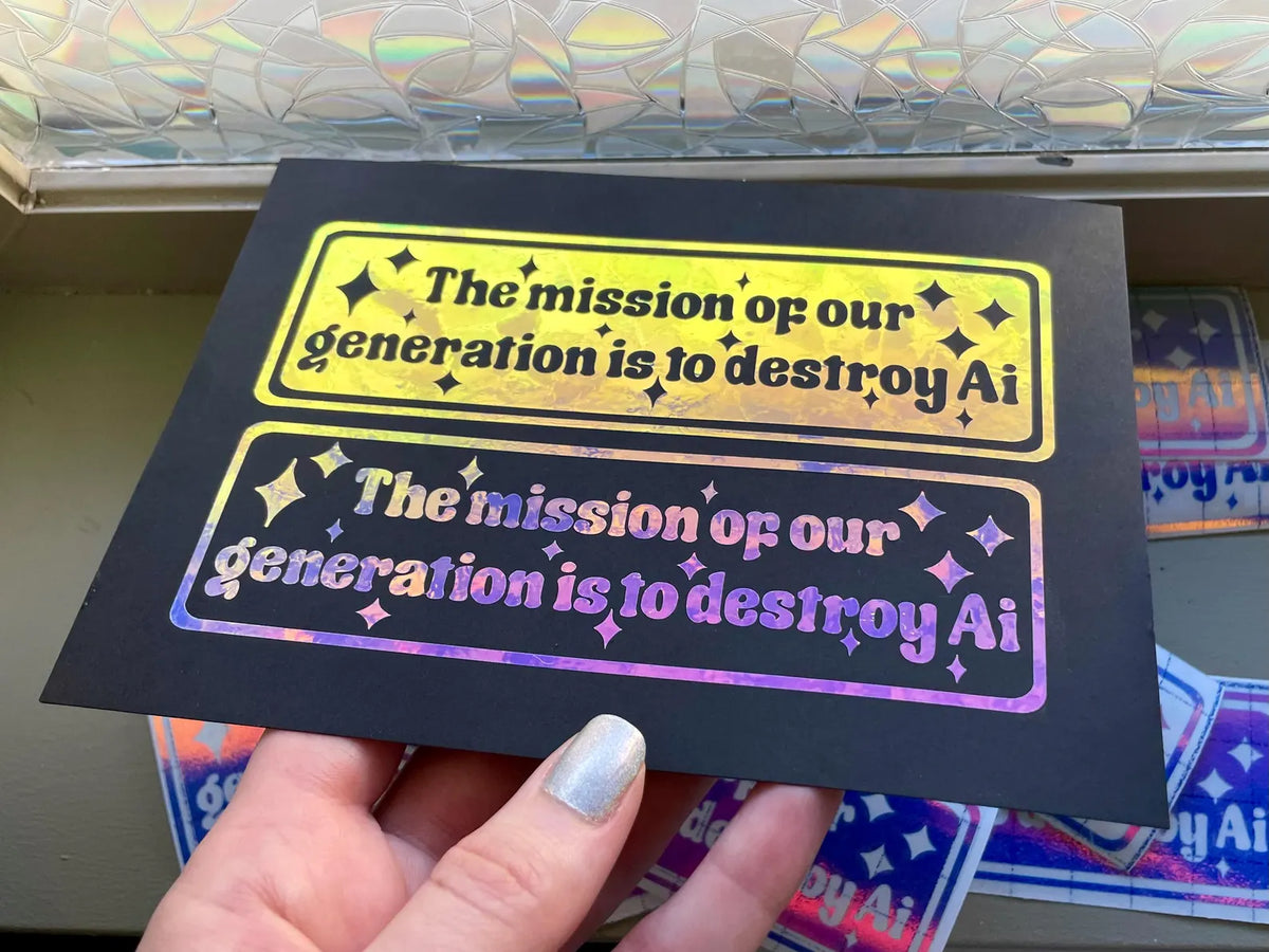 Ronny Chieng Harvard Speech Sticker – Support Real Artists Against Ai