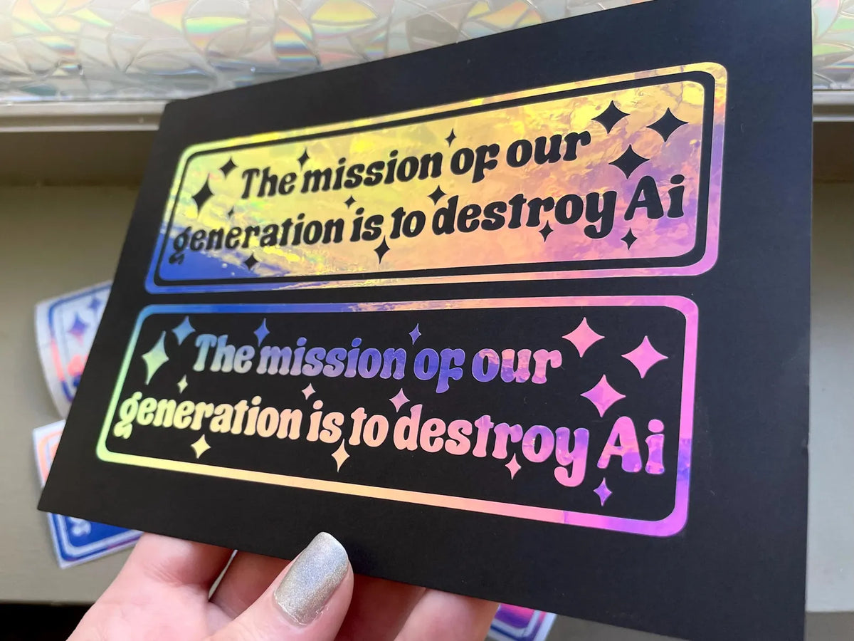 Ronny Chieng Harvard Speech Sticker – Support Real Artists Against Ai