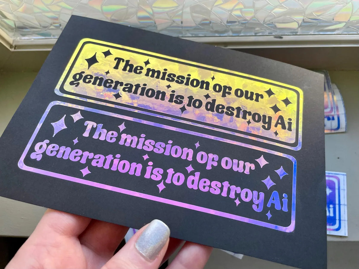 Ronny Chieng Harvard Speech Sticker – Support Real Artists Against Ai