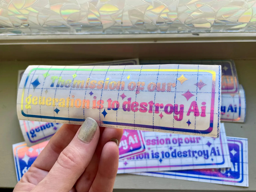 Ronny Chieng Harvard Speech Sticker – Support Real Artists Against Ai