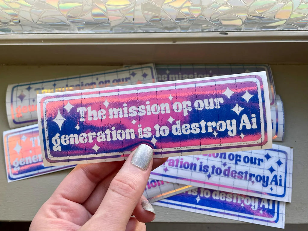 Ronny Chieng Harvard Speech Sticker – Support Real Artists Against Ai