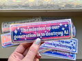 Ronny Chieng Harvard Speech Sticker – Support Real Artists Against Ai